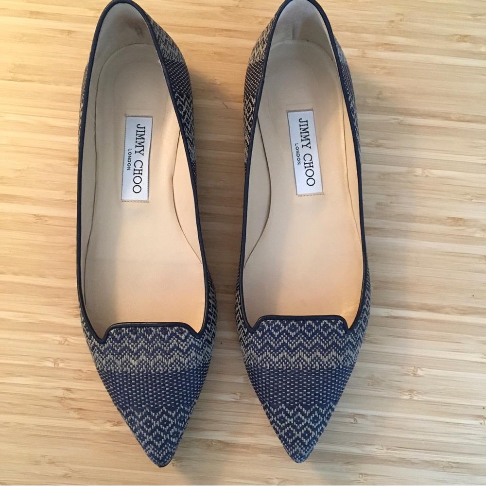 Jimmy Choo Attila Pointed Toe Flats